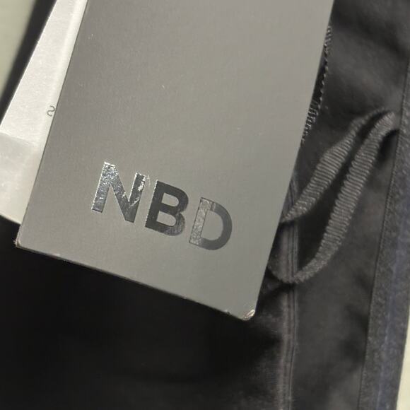 NBD Women's Black Strapless Bodycon Midi Rhinestone Chain Dress Small - Picture 5 of 16